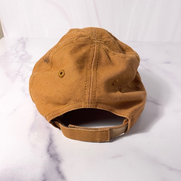 Carhartt Kids Tan Baseball Hat Cap Adjustable One Size fits Most - Picture 3 of 10